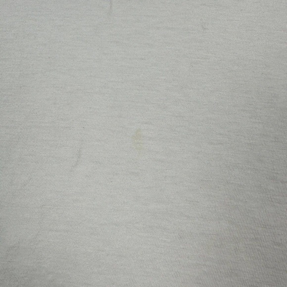 VINTAGE Lake Placid Shirt Men XL Single Stitch White Long Sleeve Hooded Pullover - Picture 6 of 13